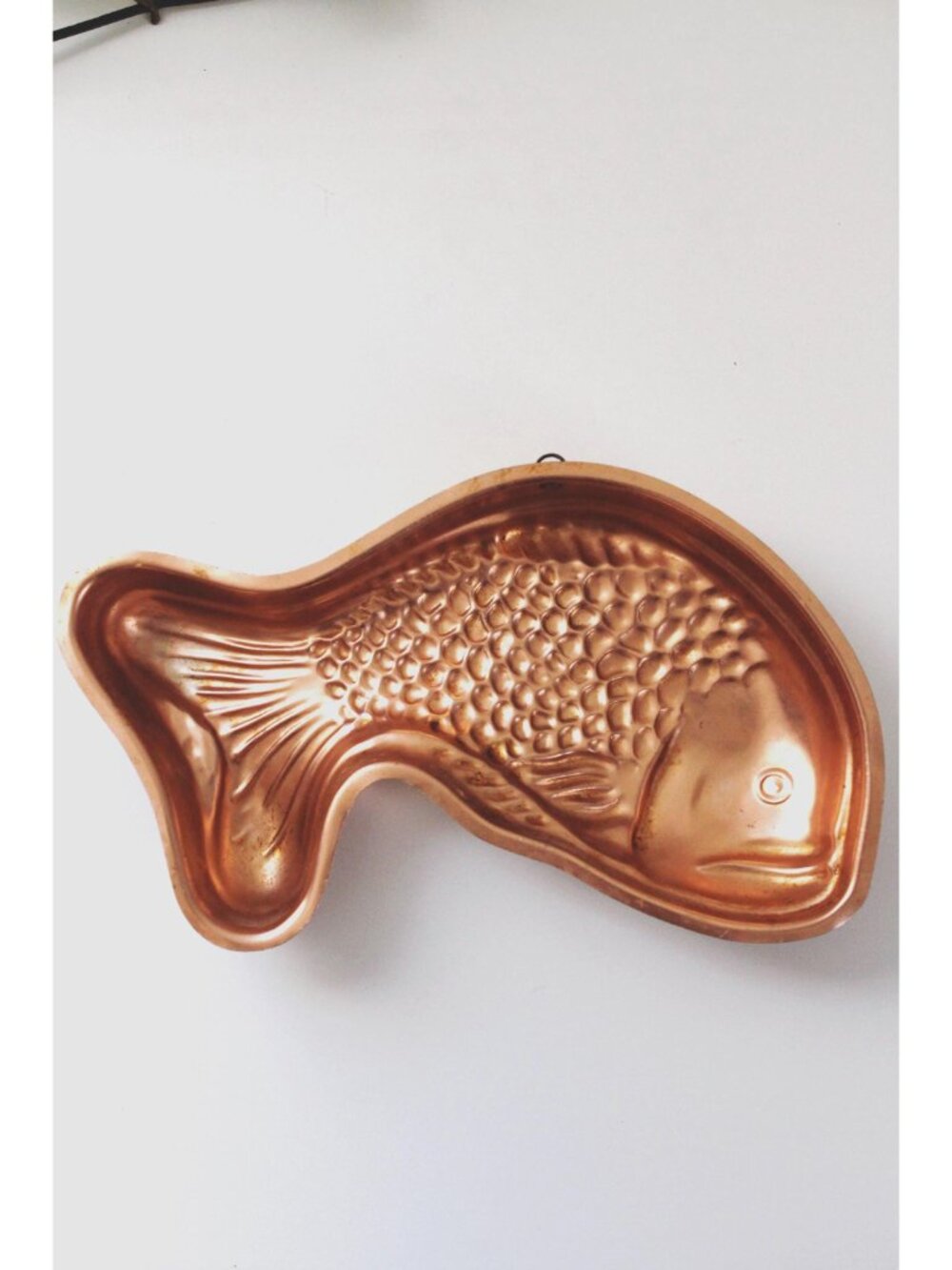 Vintage Copper Fish Wall Hanging Mold Large - Picture 4 of 5